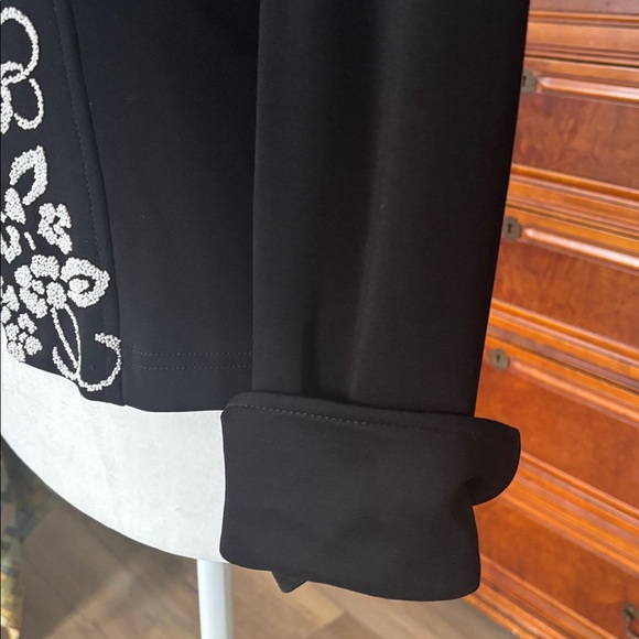 Tadashi Beaded Black Formal Jacket Size M - Picture 6 of 11